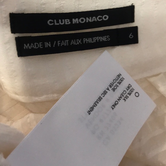 Club Monaco Ivory Silk Slip Dress - Picture 8 of 8